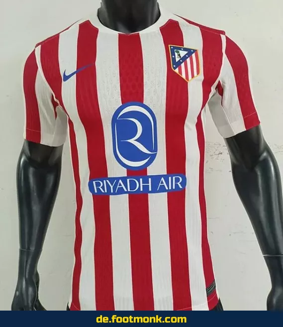 Atletico Madrid Heimtrikot 2025/2026 – Authentisches Fußballtrikot für Herren, Damen & Kinder | Günstig online kaufen | Nike/Adidas Vereinstrikot | Personalisierbar mit Nummer & Name