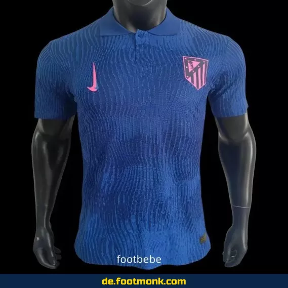 Atletico Madrid 2025 Fußballtrikot Polo Blau – Offizielles Fan- und Vereinstrikot kaufen