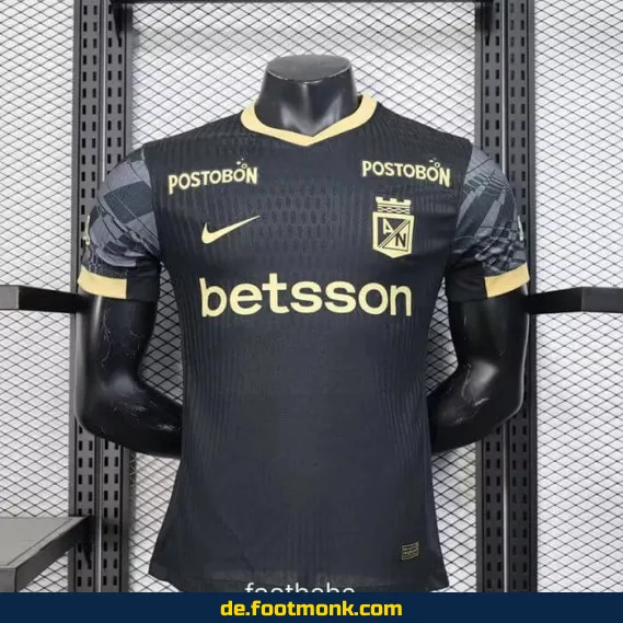 Atletico Nacional Auswärtstrikot 2025/2026 – Authentisches Fußballtrikot Herren/Damen/Kinder – Schwarz – Jetzt günstig online kaufen
