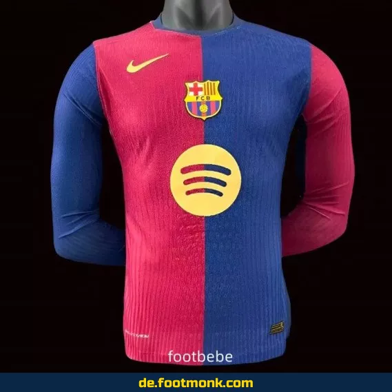 FC Barcelona Heimtrikot 2024/2025 Langarm – Authentisches Fußballtrikot für Herren | Günstig online kaufen