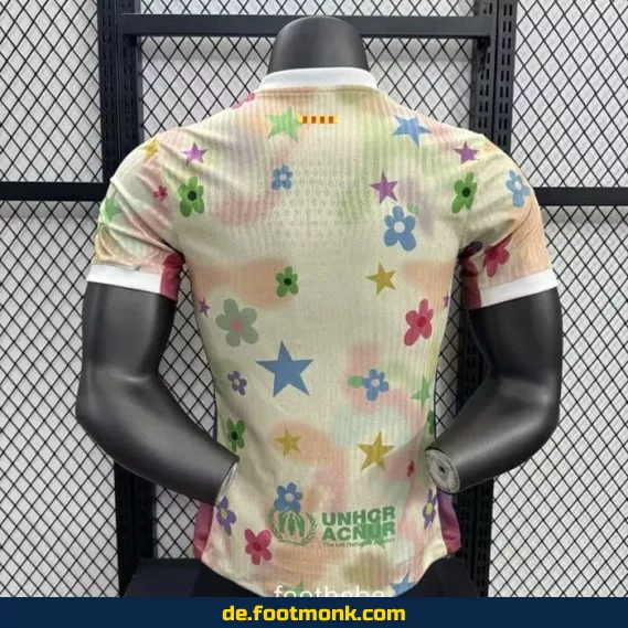 FC Barcelona Heimtrikot 2025/2026 – Florales Design | Fußballtrikot Herren/Damen/Kinder | Günstige Vereinstrikots | Nike/Adidas | Personalisierbar