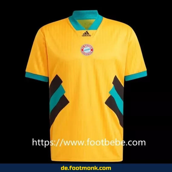 Bayern Munich 2023 Icons Remake Trikot – Gelb | Günstige Fußballtrikots | Herren, Damen & Kinder | Authentische Vereinstrikots | Nike/Adidas | Personalisierbar | Bundesliga & Retro