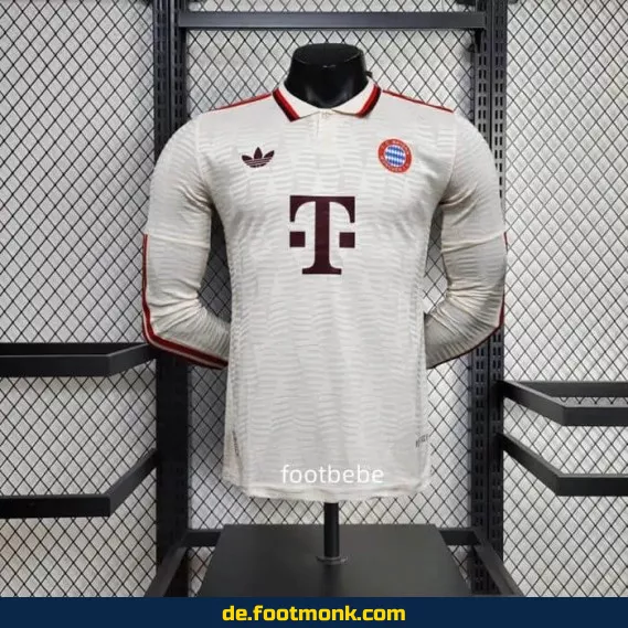 Bayern München Drittes Trikot 2024/2025 Langarm – Authentisches Fußballtrikot Herren/Damen/Kinder | Nike/Adidas | Bundesliga & EM Trikots | Personalisierbar