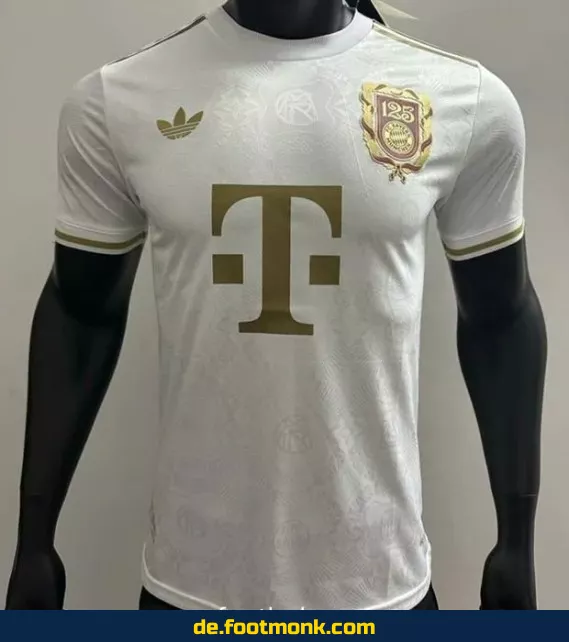 Bayern Munich Heimtrikot 2025 – 125 Jahre Jubiläum – Weiß – Authentisches Fußballtrikot für Herren, Damen & Kinder – Jetzt günstig online kaufen