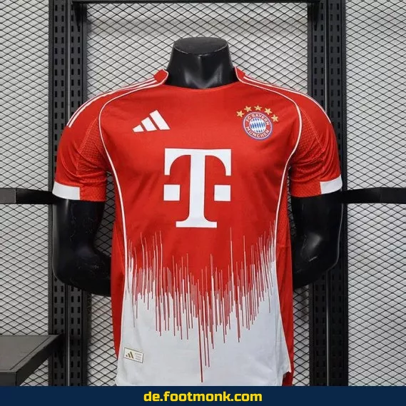 Bayern Munich Heimtrikot 2025/2026 – Offizielles Herren Fußballtrikot | Günstig online kaufen | Nike/Adidas | Personalisierbar mit Nummer & Name
