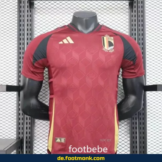 Belgien Heimtrikot EM 2024 Rot – Authentisches Fußballtrikot für Herren & Damen | Günstig online kaufen
