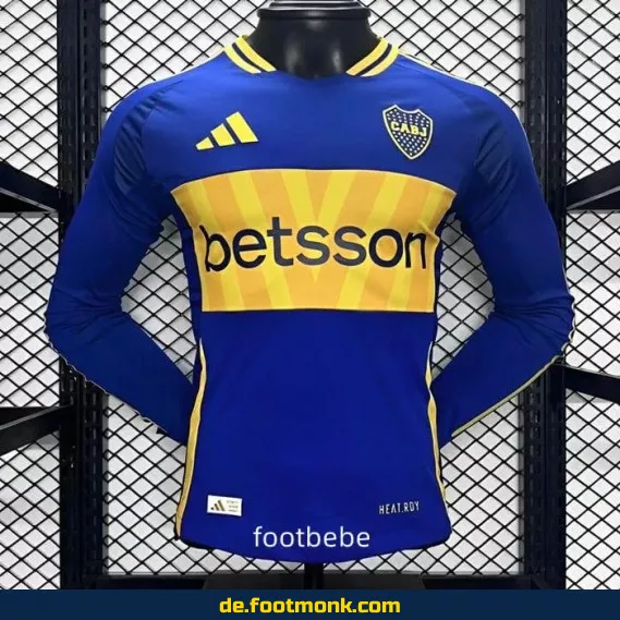 Boca Juniors Heimtrikot 2024/2025 Langarm – Authentisches Fußballtrikot für Herren | Fußballtrikots günstig online kaufen