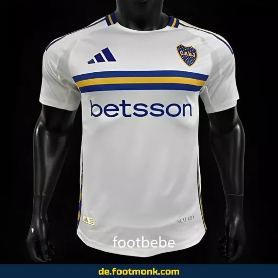 Boca Juniors Auswärtstrikot 2024/2025 – Weißes Fußballtrikot Herren/Damen/Kinder | Authentisches Vereinstrikot | Günstige Fussballtrikots online kaufen | Nike/Adidas