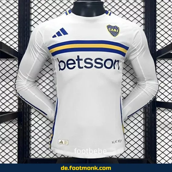 Boca Juniors Auswärtstrikot 2024/2025 Langarm – Authentisches Fußballtrikot Herren | Günstige Vereinstrikots online kaufen