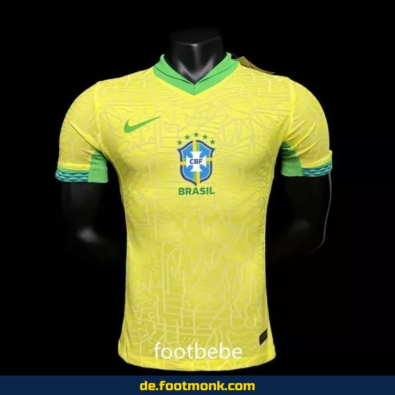 Brasilien Heimtrikot 2023/2024 – Gelbes Trainingsshirt für Herren – Offizielles Fußballtrikot