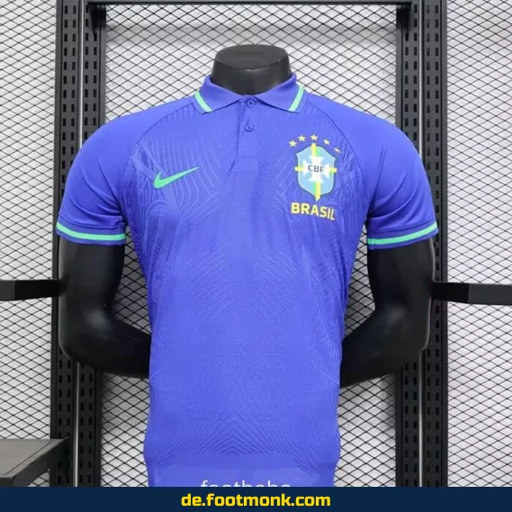 Brasilien Heimtrikot 2024/2025 – Herren Polo Blau | Fußballtrikot günstig kaufen | Authentisches Nike/Adidas Trikot | WM & EM Kollektion