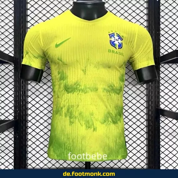 Brasilien Heimtrikot 2024/2025 – Gelbe Sonderedition | Fußballtrikot Herren/Damen/Kinder | Authentisches Nike/Adidas Trikot | WM & Bundesliga | Personalisierbar