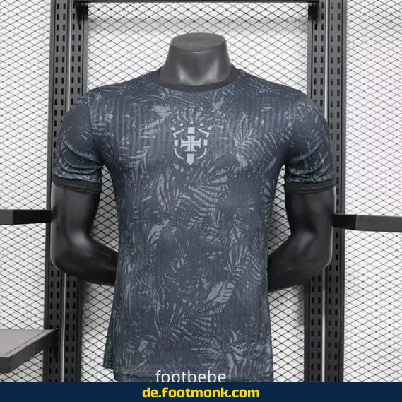 Fußballtrikot Brasilien The Prince 2024/2025 – Herren Auswärtstrikot in Schwarz – Authentisches Nike/Adidas Vereinstrikot