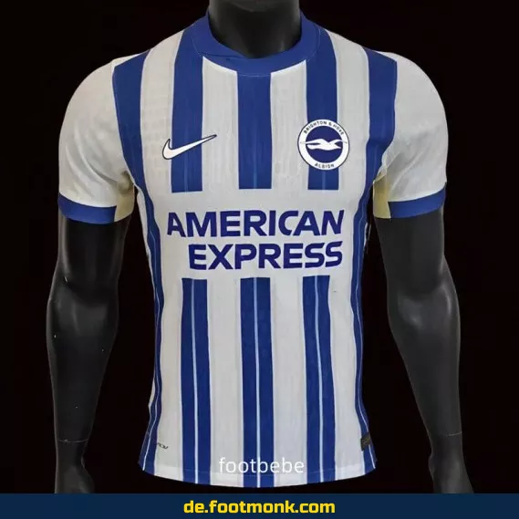 Brighton & Hove Albion Heimtrikot 2024/2025 – Offizielles Fußballtrikot für Herren, Damen & Kinder | Günstige Vereinstrikots | Nike/Adidas | Personalisierbar mit Nummer & Name