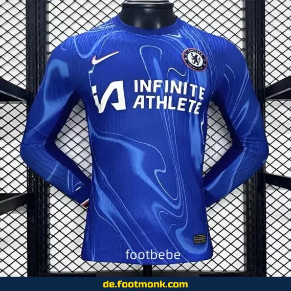 Chelsea Heimtrikot 2024/2025 Langarm – Original Fußballtrikot kaufen, Fanartikel, Vereinstrikot, Nike Adidas, personalisiert, langlebig, für Damen, Herren & Kinder