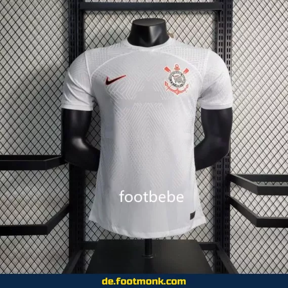 Corinthians Heimtrikot 2023/2024 – Weißes Fußballtrikot für Herren | Authentisches Vereinstrikot | Nike/Adidas | Personalisierbar mit Nummer & Name