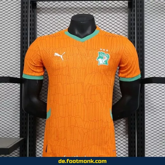 Fußballtrikot Côte d'Ivoire 2024/2025 – Orange – Authentisches Herren Trikot – Fußballtrikots günstig online kaufen