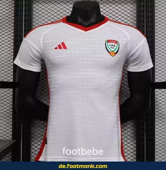 Fußballtrikot 2024 Emirate Arabische Liga Heimversion Weiß – Authentisches, personalisiertes Trikot kaufen