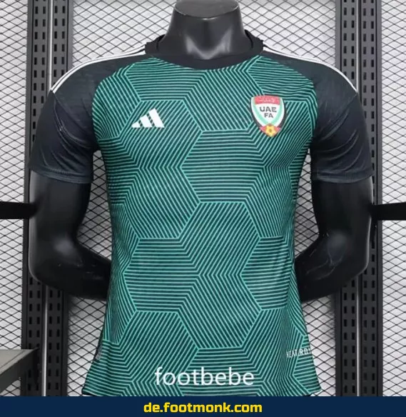 Emirate Arabische Vereinigte Auswärtstrikot 2024 - Grünes Fußballtrikot Herren/Damen/Kinder - Authentisches Nike/Adidas Vereinstrikot - Personalisierbar mit Nummer & Name