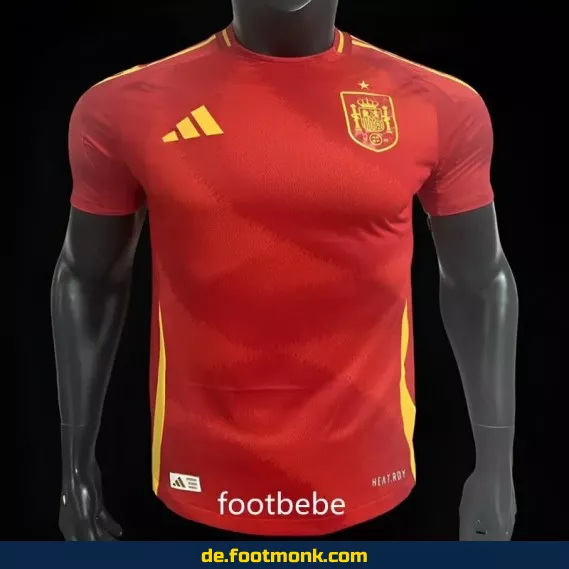 Spanien Heimtrikot EM 2024 Rot – Authentisches Fußballtrikot für Herren & Damen | Jetzt günstig online kaufen