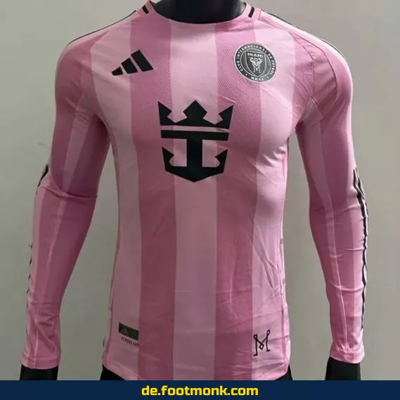Inter Miami Heimtrikot 2025/2026 Langarm – Authentisches Fußballtrikot für Herren | Fussballtrikots günstig online kaufen | Nike/Adidas Vereinstrikots