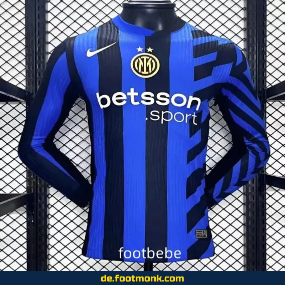 Inter Mailand Heimtrikot 2024/2025 Langarm – Authentisches Fußballtrikot für Herren | Günstige Vereinstrikots online kaufen