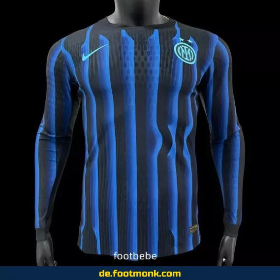 Inter Mailand Heimtrikot 2025/2026 Langarm – Authentisches Fußballtrikot für Herren | Günstige Vereinstrikots online kaufen | Nike/Adidas