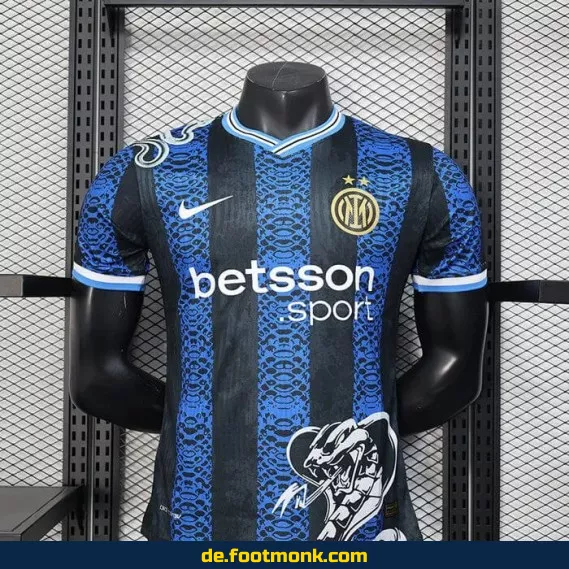 Inter Mailand 2025 Heimtrikot Serpent Noir Blau – Fußballtrikot Herren/Damen/Kinder – Authentisches Vereinstrikot von Nike – Jetzt günstig online kaufen