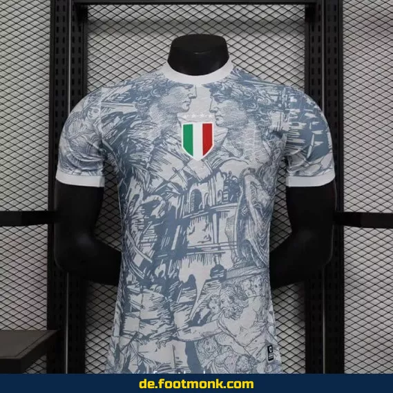 Fußballtrikot Italien 2024/2025 Weiß – Limitierte Sonderedition | Authentisches Teamtrikot | Herren, Damen & Kinder | Nike/Adidas | Personalisierbar