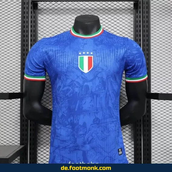 Offizielles Italien Heimtrikot 2024/2025 – Blaue Sonderedition | Fußballtrikot Herren/Damen/Kinder | Authentisches Nike/Adidas Trikot | Personalisierbar mit Nummer & Name