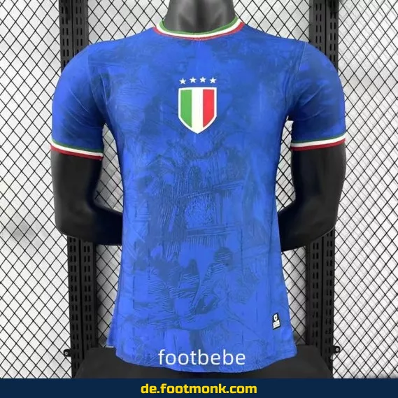 Offizielles Italien Heimtrikot 2024 – Blaue Sonderedition | Fußballtrikot Herren/Damen/Kinder | Authentisches Nike/Adidas Trikot | Fussballtrikots günstig kaufen