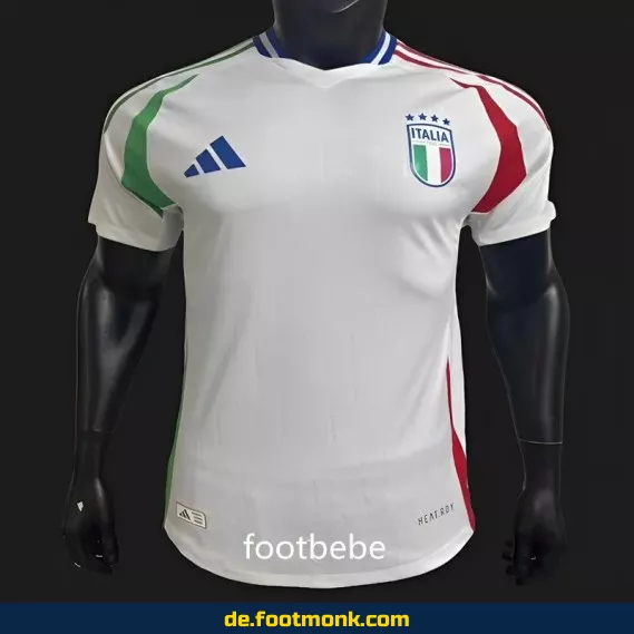 Italien Euro 2024 Match-Trikot Weiß