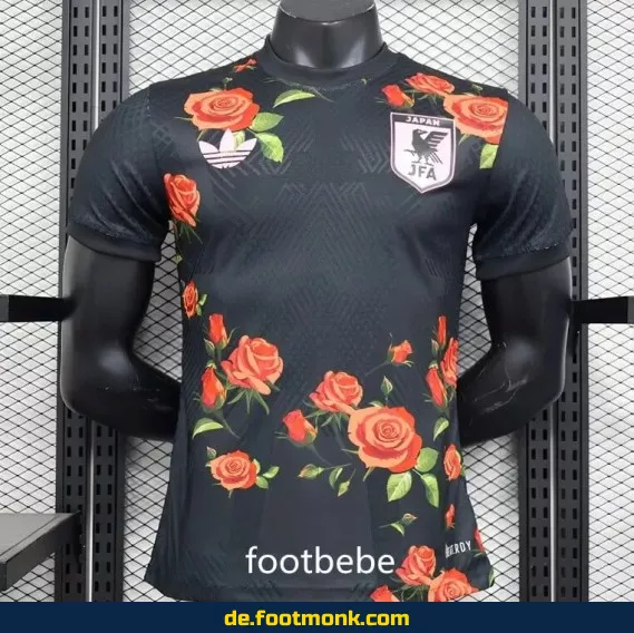 Japan Fußballtrikot 2023/2024 Herren/Damen - Schwarz-Rosa | Authentisches Vereinstrikot | Nike/Adidas | Personalisierbar