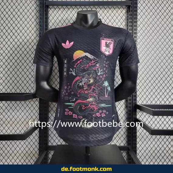 Japan Fußballtrikot 2023 Dragon Edition – Limitierte Sonderedition in Schwarz | Herren/Damen/Kinder | Authentisches Vereinstrikot
