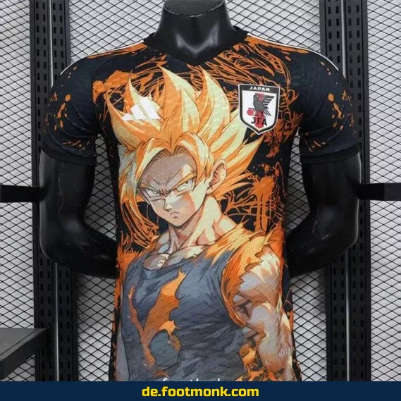 Japan Fußballtrikot 2024/2025 Dragon Ball Gelb – Authentisches Herren Trikot – Günstig online kaufen | Personalisierbar | Nike/Adidas