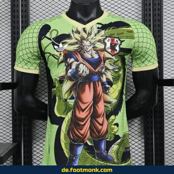 Japan Fußballtrikot 2024/2025 Dragon Ball Grün – Authentisches Fussballtrikot Herren/Damen/Kinder – Günstige Vereinstrikots online kaufen