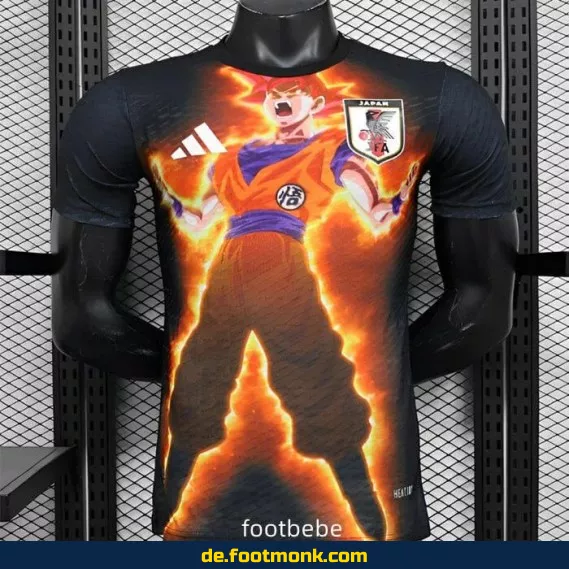 Japan Fußballtrikot 2024/2025 – Goku Edition | Authentisches Fussballtrikot für Herren, Damen & Kinder | Nike/Adidas | Personalisierbar | Bundesliga & WM Style