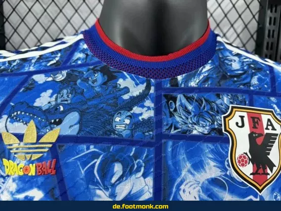 Japan 2024 Dragon Ball Wukong Fußballtrikot blau – Authentisches Fussballtrikot für Herren, Damen & Kinder | Günstige Fußballtrikots online kaufen | Nike/Adidas Trikotkollektion 2024