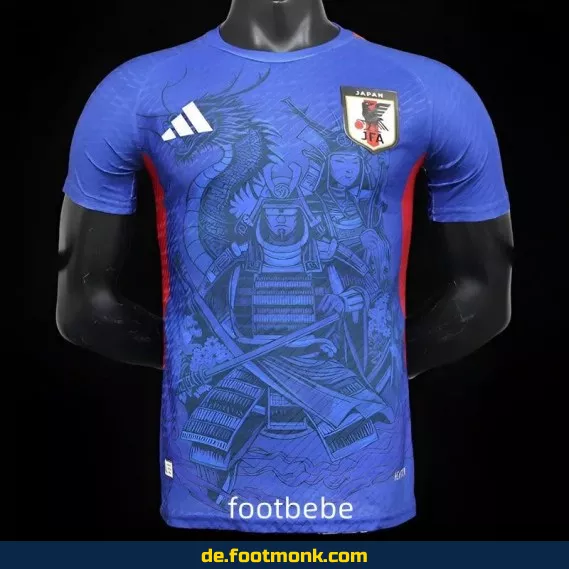 Japan 2024 Fußballtrikot mit Drachen & Samurai-Motiv – Authentisches Herren/Damen/Kinder Trikot – Personalisierbar | Nike/Adidas | Bundesliga & WM Stil
