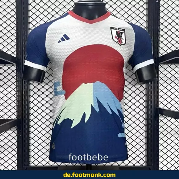 Japan 2024 Fußballtrikot – Mont Fuji Sonnenaufgang Design – Authentisches Matchtrikot für Herren, Damen & Kinder | Personalisierbar | Nike/Adidas | Günstig online kaufen