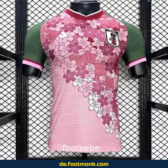 Japan 2024 Sakura Edition Fußballtrikot – Limitierte Sonderedition in Rosa | Herren/Damen/Kinder | Authentisches Matchtrikot | Nike/Adidas | Personalisierbar