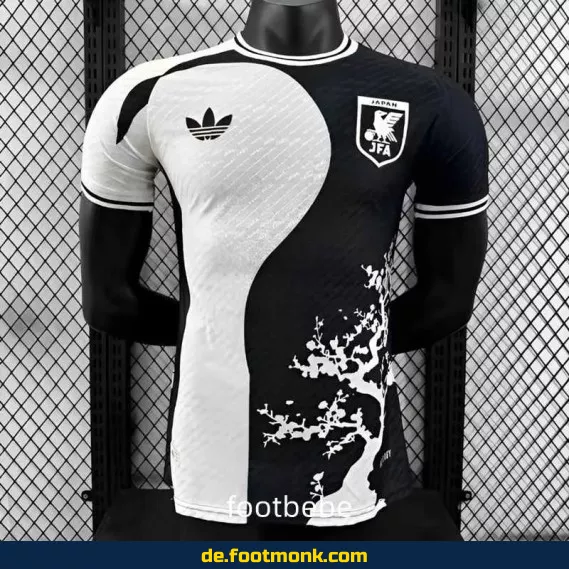 Japan 2024 Heimtrikot weiß/schwarz – Limitierte Sonderedition | Fußballtrikot Herren/Damen/Kinder | Authentisches Nike/Adidas Vereinstrikot | Personalisierbar mit Nummer & Name