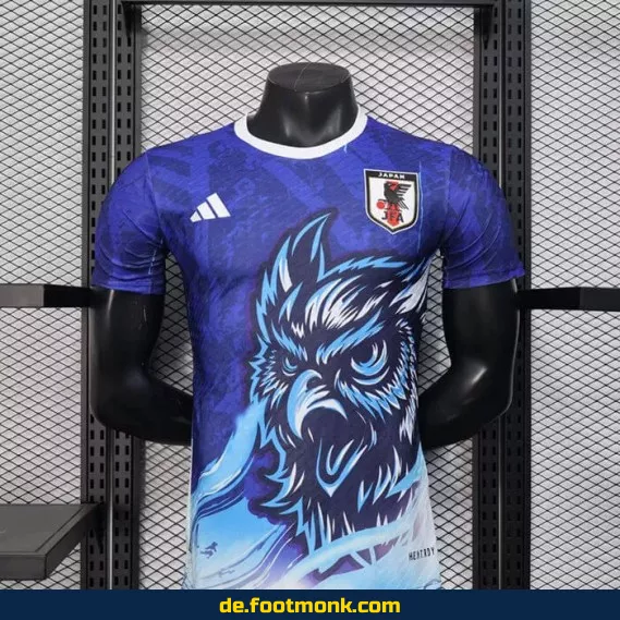 Japan 2025/2026 Konzept-Trikot Blau – Fußballtrikot Herren/Damen/Kinder – Authentisches Nike/Adidas Vereinstrikot – Personalisierbar mit Nummer