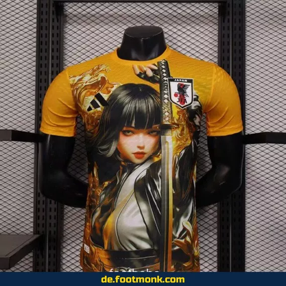 Japan Fußballtrikot 2025/2026 – Orange | Authentisches Matchtrikot | Herren, Damen & Kinder | Günstig online kaufen | Nike/Adidas | Personalisierbar