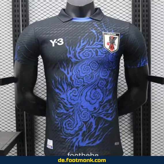 Japan Y3 Heimtrikot 2024/2025 – Blau & Schwarz | Authentisches Fußballtrikot für Herren | Fußballtrikots günstig online kaufen