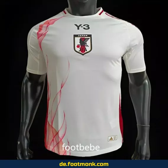 Japan Auswärtstrikot Y3 2024 weiß – Authentisches Fußballtrikot | Herren & Damen | Günstig online kaufen