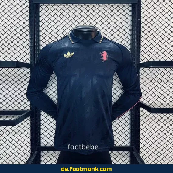 Juventus Heimtrikot 2024/2025 Herren – Langarm, Schwarz | Offiziell lizenziert | Fußballtrikot günstig kaufen | Nike Vereinstrikot | Personalisierbar