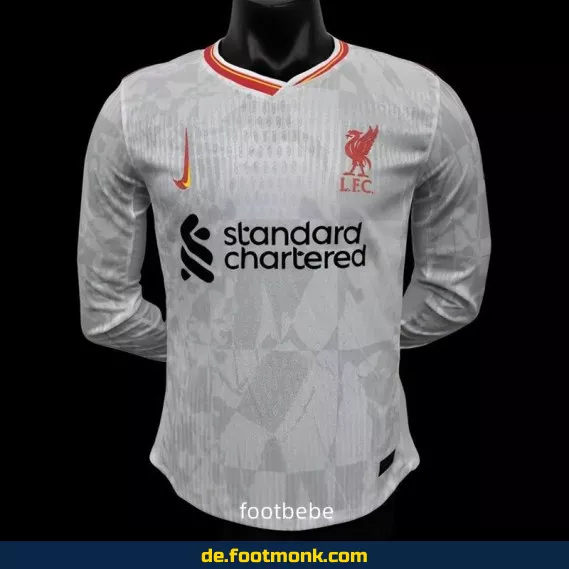 Liverpool FC Trikot 2024/2025 Drittes Trikot Langarm – Herren Fußballtrikot – Authentisches Nike/Adidas Vereinstrikot – Personalisierbar mit Nummer & Name – Günstig online kaufen