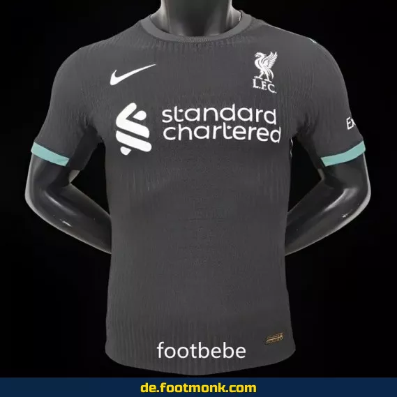 Liverpool Auswärtstrikot 2024/2025 Schwarz – Offizielles Herren Fußballtrikot | Nike Vereinsshirt | Personalisierbar mit Name & Nummer