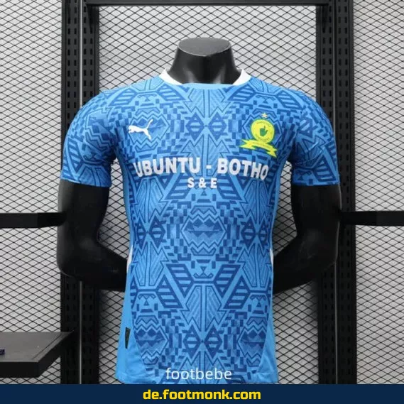 Authentisches Mamelodi Sundowns Heimtrikot 2024/2025 – Blaues Fußballtrikot für Herren | Günstige Vereinstrikots | Nike/Adidas Alternative | Personalisierbar mit Nummer & Name
